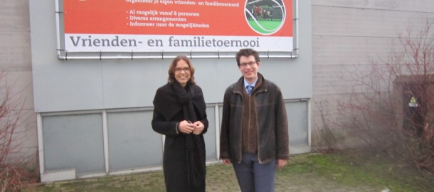 20140106 Carla Dik-Faber en Frank Visser bij Fablo tennishal Ramplaankwartier